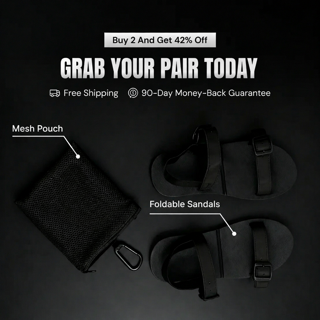 Jimmies™ - The Original Foldable Sandals (Limited Stock, FREE Shipping)