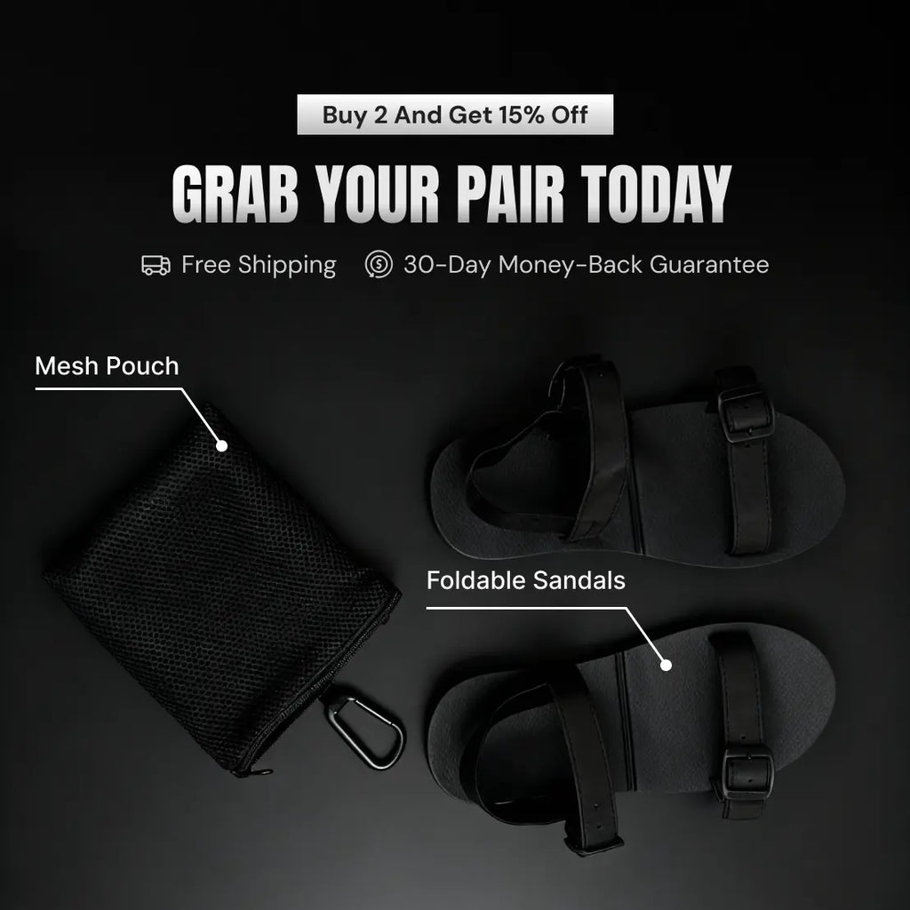 Jimmies™ - The Original Foldable Sandals (Limited Stock, FREE Shipping)