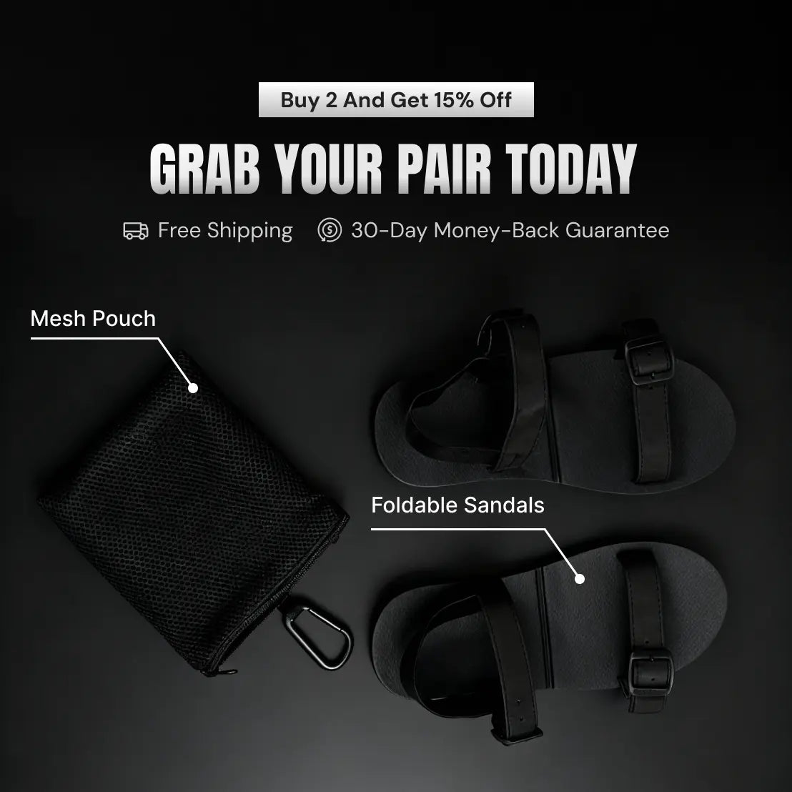 Jimmies™ - The Original Foldable Sandals (Limited Stock, FREE Shipping)