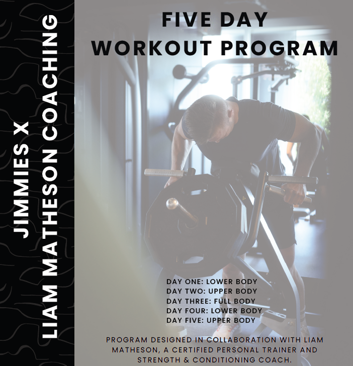 5-Day Strength & Performance Program (Beginner–Intermediate)